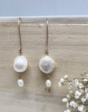 Pearl Drop Earrings Handmade Jewelry