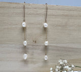 Pearl Multi Drop Earrings