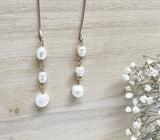 Trio of Pearls Earrings