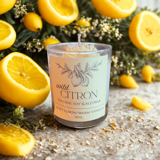 Wild Citron Natural Soy Candle