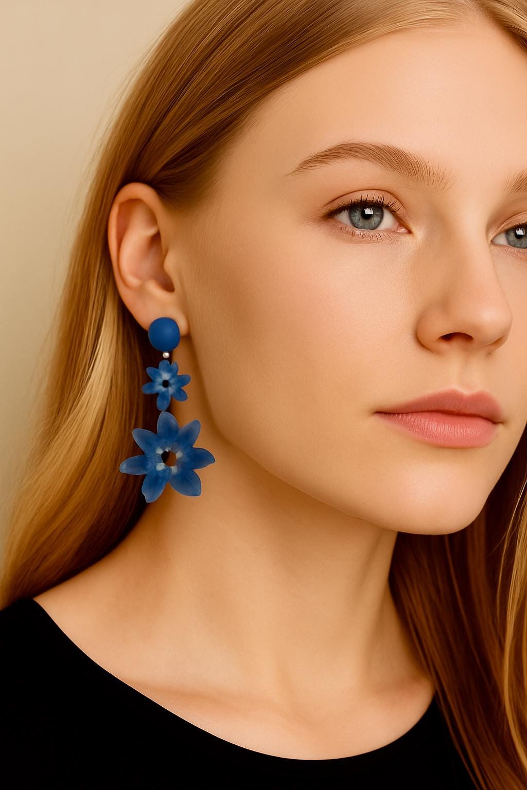 Flower Earrings Daisy Trio