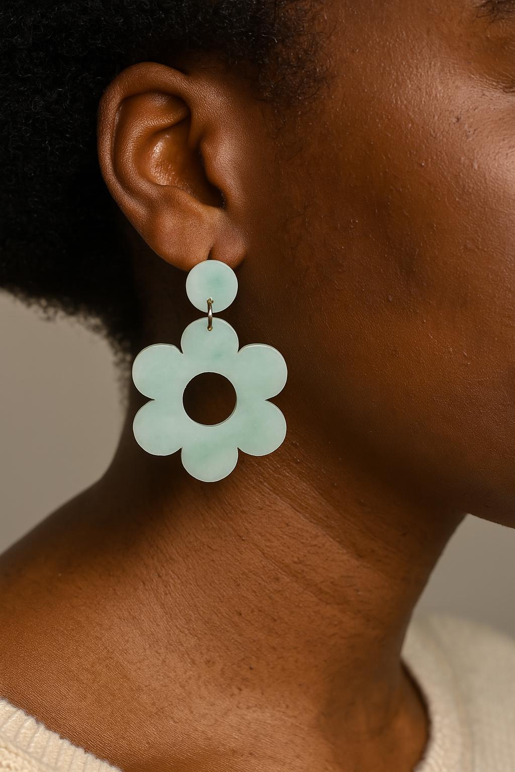 Flower Earrings Daisy