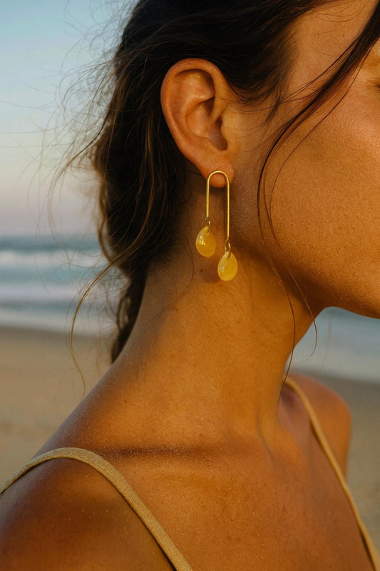Arch Earrings laser cut acrylic