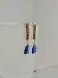 Midnight Blue Gemstone Earrings